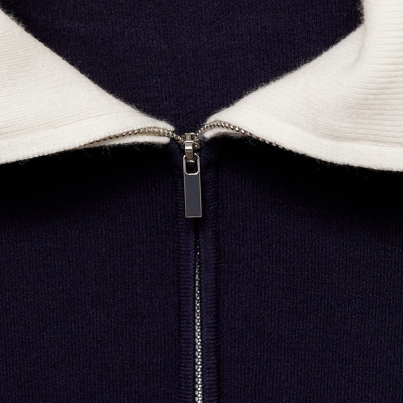 Mango Contrast Knit Sweater - Picture 4 of 8